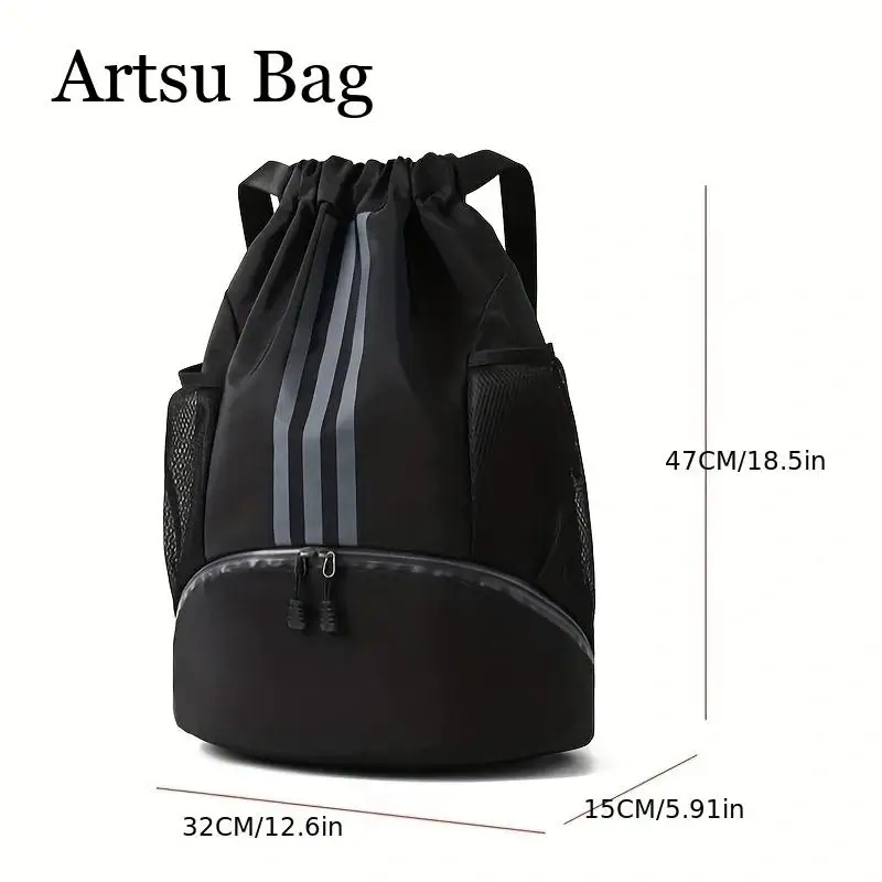 New Multifunctional Waterproof Basketball Football Bag Drawstring Pocket Gym Bag for Men Women's Sports Training Storage Bags