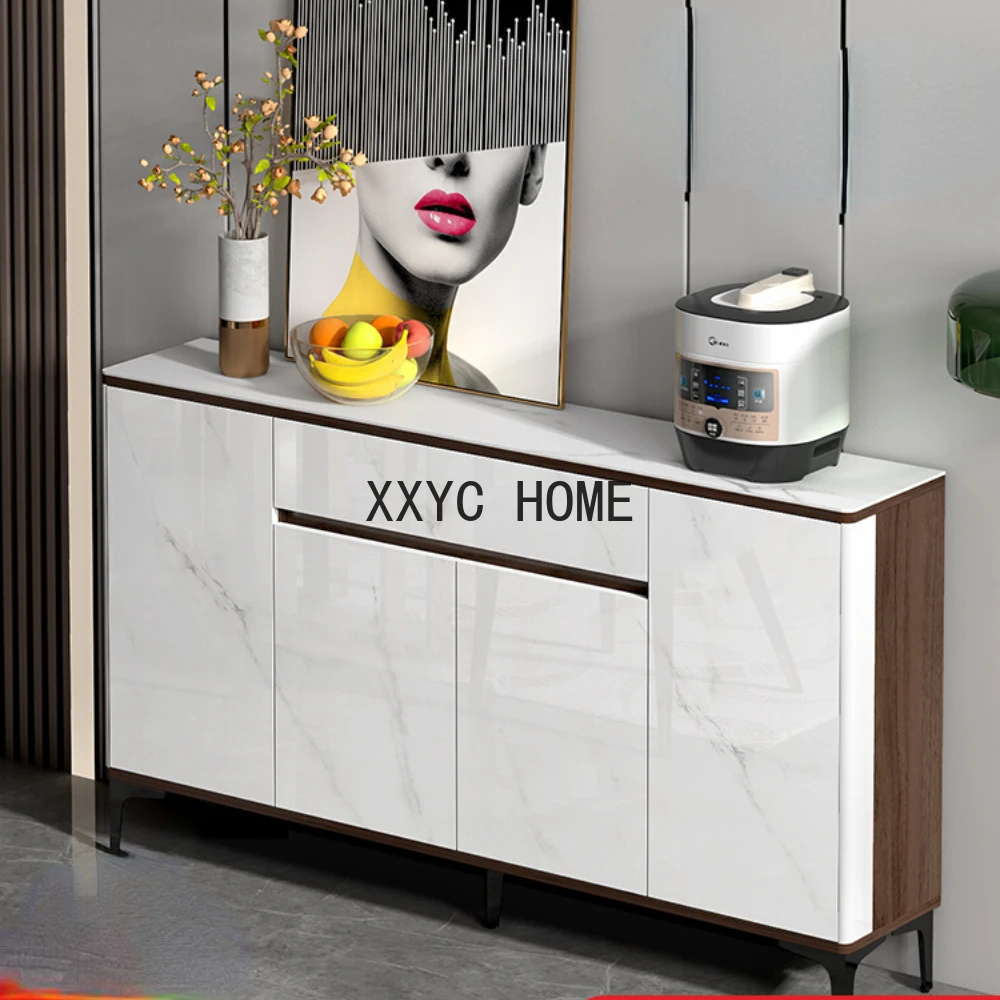 

Light Luxury Stone Plate Sideboard Cabinet 30cm Modern Minimalist Guest Restaurant Multi-Functional Locker