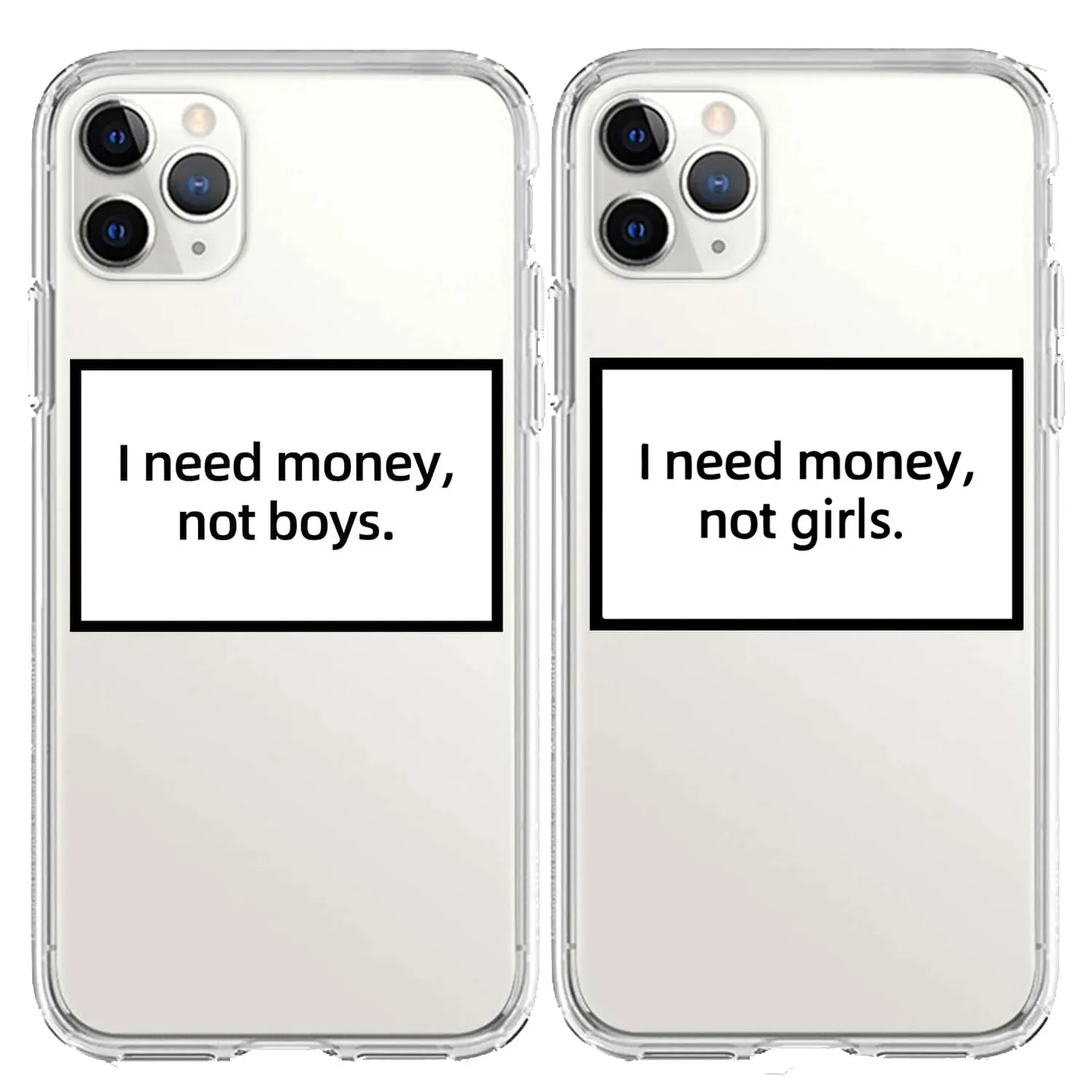Прозрачный чехол для iPhone 11 12 13 Pro MAX X XR 6 7 8 Plus | Мобильные телефоны и аксессуары