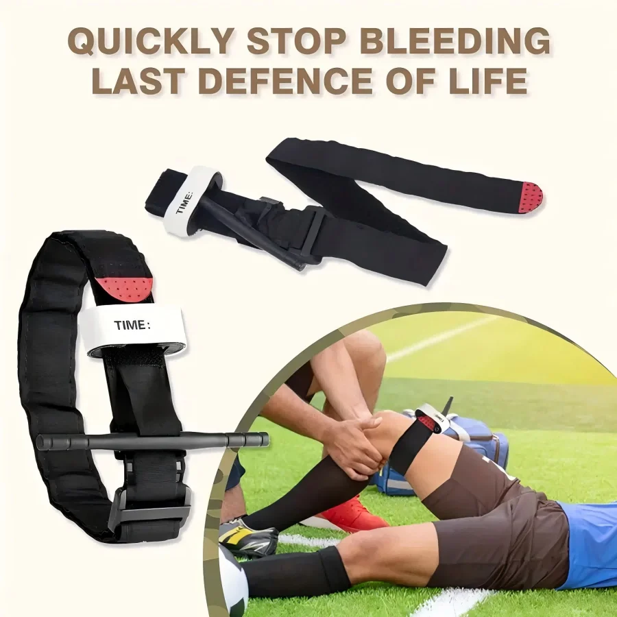 Tactical Emergency Tourniquet Aluminum Rod One-Handed Operation Spinning First-Aid Supplies Rescue Life Outdoor Survival Tool