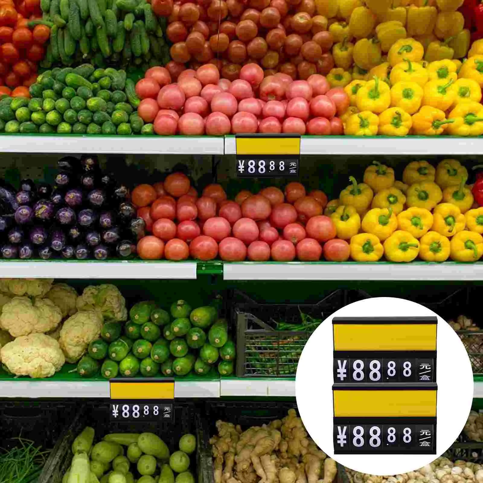 

2 шт., стойка для ярлыков для супермаркетов