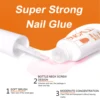 Super Strong Nail Glue For Press On False Nail Tips, Acrylic Fake Nails,Long-lasting Adhesion, Rhinestone Glue With Fast Drying 3
