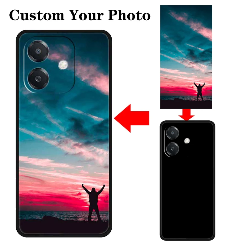 Customized DIY Soft Silicone TPU Phone Bumper Cover