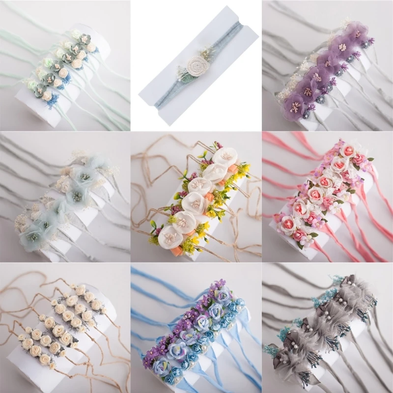 

Newborn Photography Props Newborn Flower Headband Baby Girl Photo Props Girls