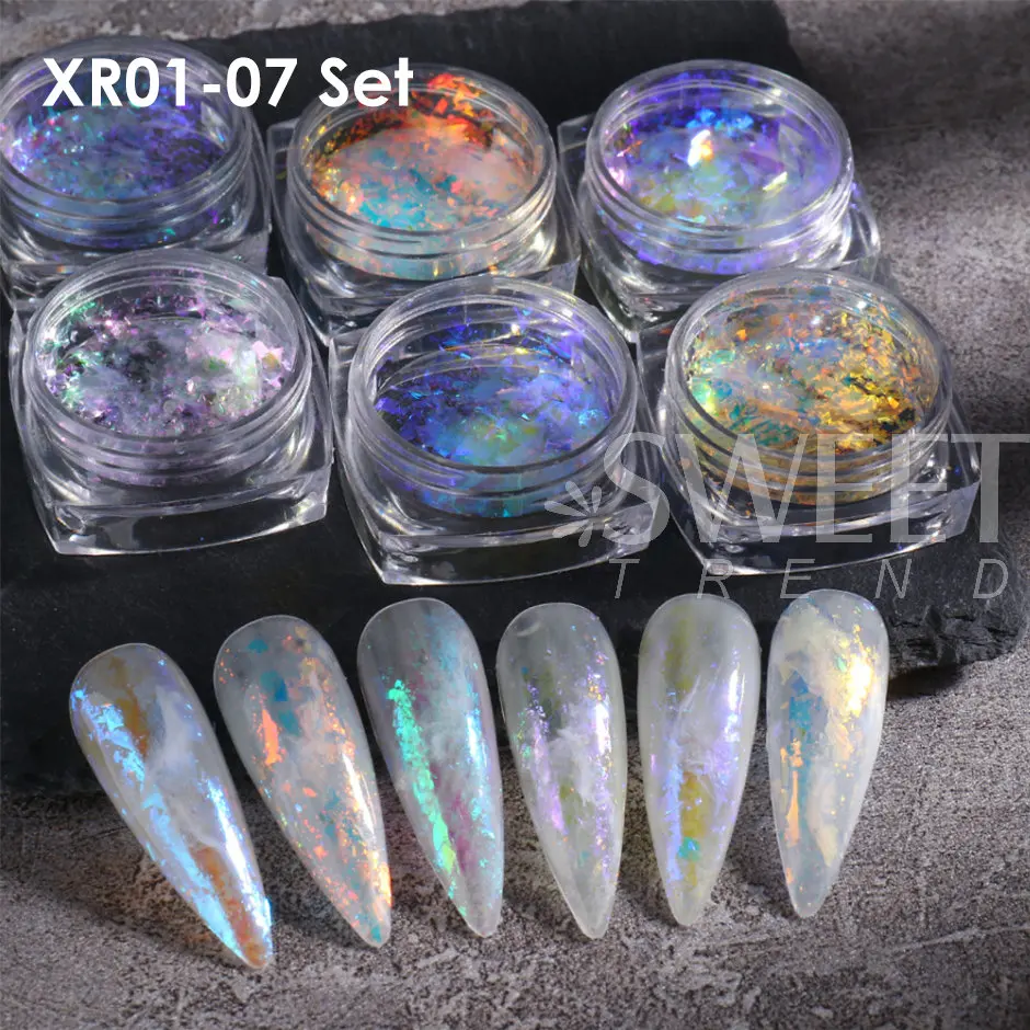 2 Boxen Nail Art Perlen – Weiße Halbrunde & Ovale Meerjungfrau-Perlen, Harz, Gemischte Farben