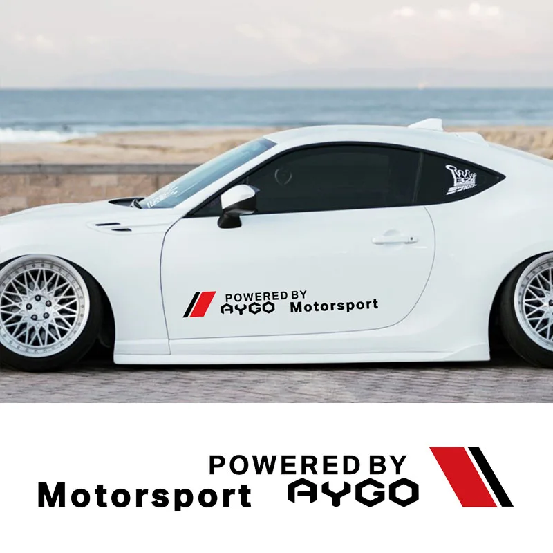 

For Toyota AYGO Car Sticker Car Body Decoration Stickers Accessories Scratches Repair Waterproof Does Not Damage The Paint