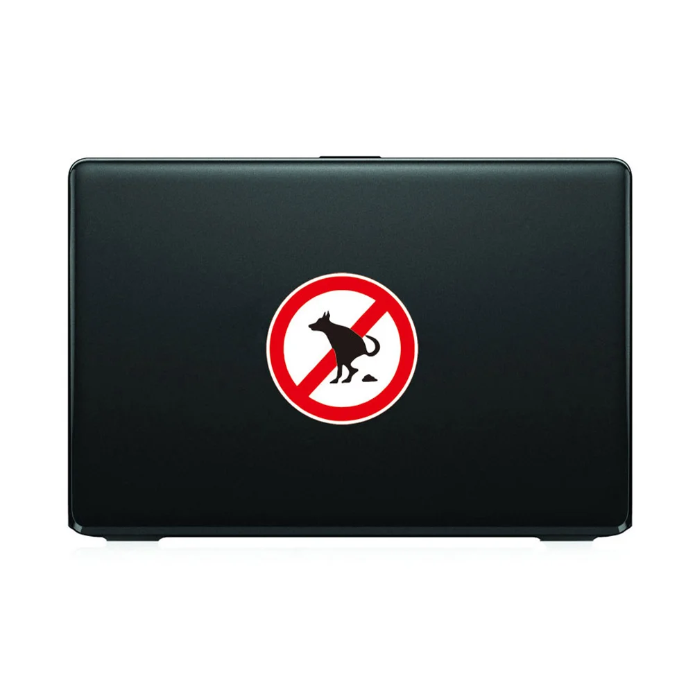 8 Pcs Sign Dog Pooping Stickers Signs Warning Yard Prohibition