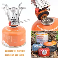 Outdoor Camping Stove Mini Stove Folding Tourist Burner Portable Furnace Picnic Cooking Split Stoves Cooker Gas Burner Camping