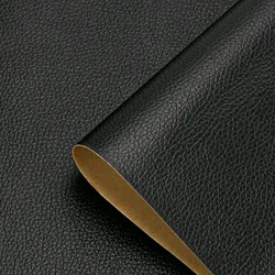 Premium Self-Adhesive Leather Repair Patch for Furniture and Accessories (Black)