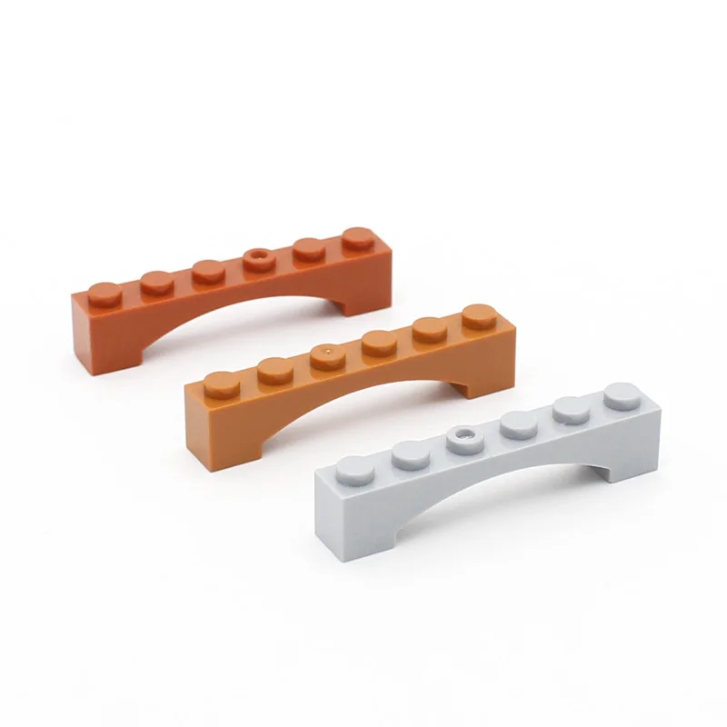 

Compatible with Bricks 92950 Arch Bridge 1x6 Raised DIY Enlighten Building Block Build MOC Architecture Assembles Particles