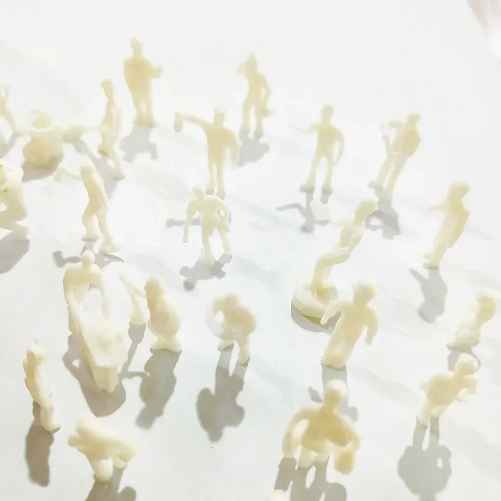 27PCS Model Railway Train People Figures HO OO Gauge 20mm For Diorama Railway Train Scene Layout Kit 3