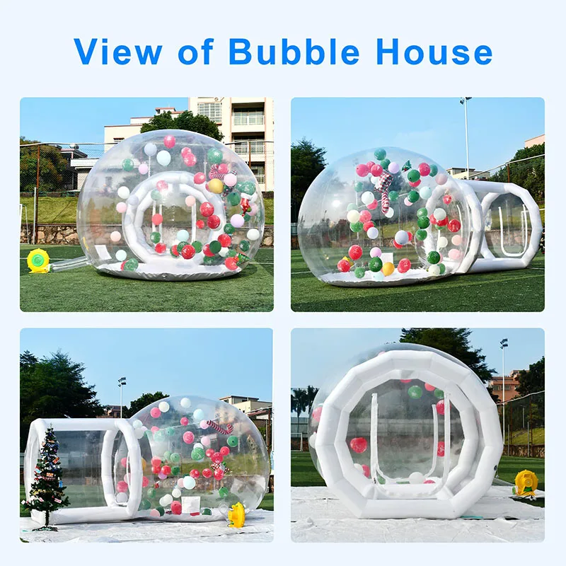 Factory Camping Tent House Outdoor Bubble Tent Inflatable Transparent Dome Clear Bubble Tent House for camping 6