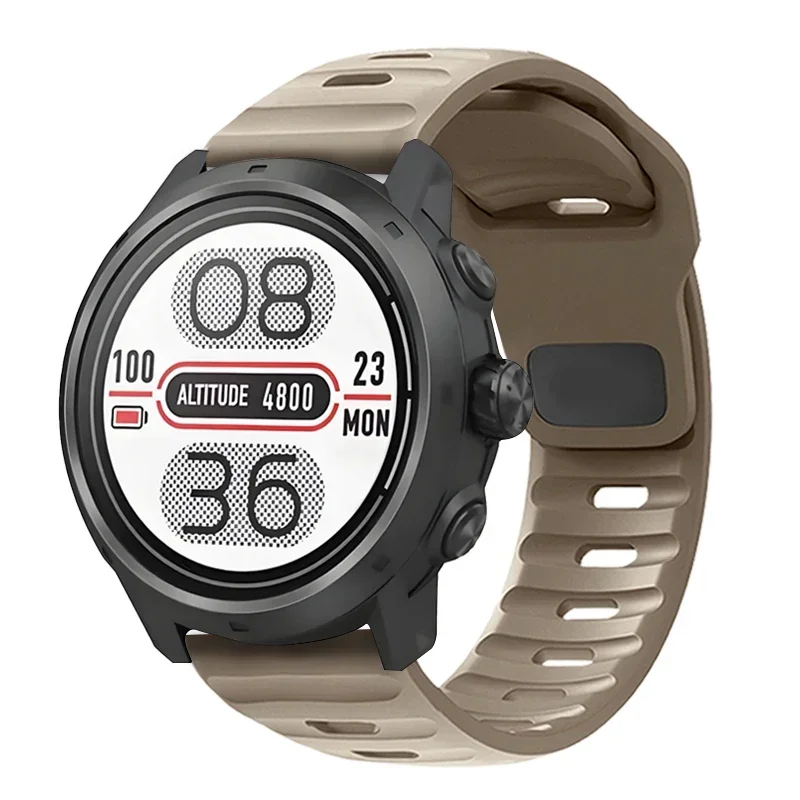 Sport Silicone Wristband Bracelet, 20mm/22mm Strap
