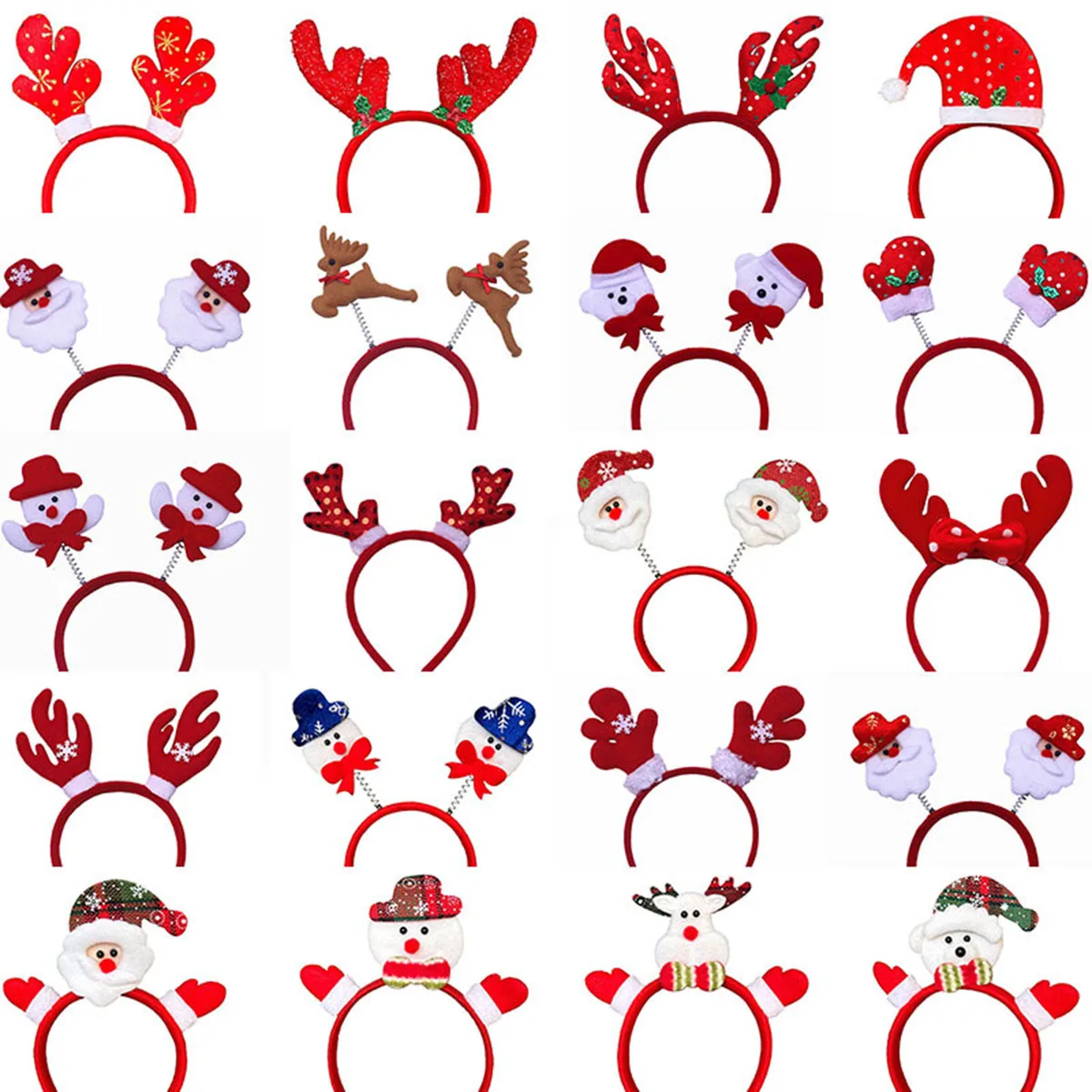 Christmas Headband Decoration Kids Adult Cute Santa Elk Xmax Hair Accessories Costume Prop Christmas Decoration Navidad