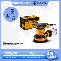 DEKO DKOS32XL125 320W Speed 14000pm Random Orbit Sander  Home DIY Carpenter Strong Dust Collection Polisher 1