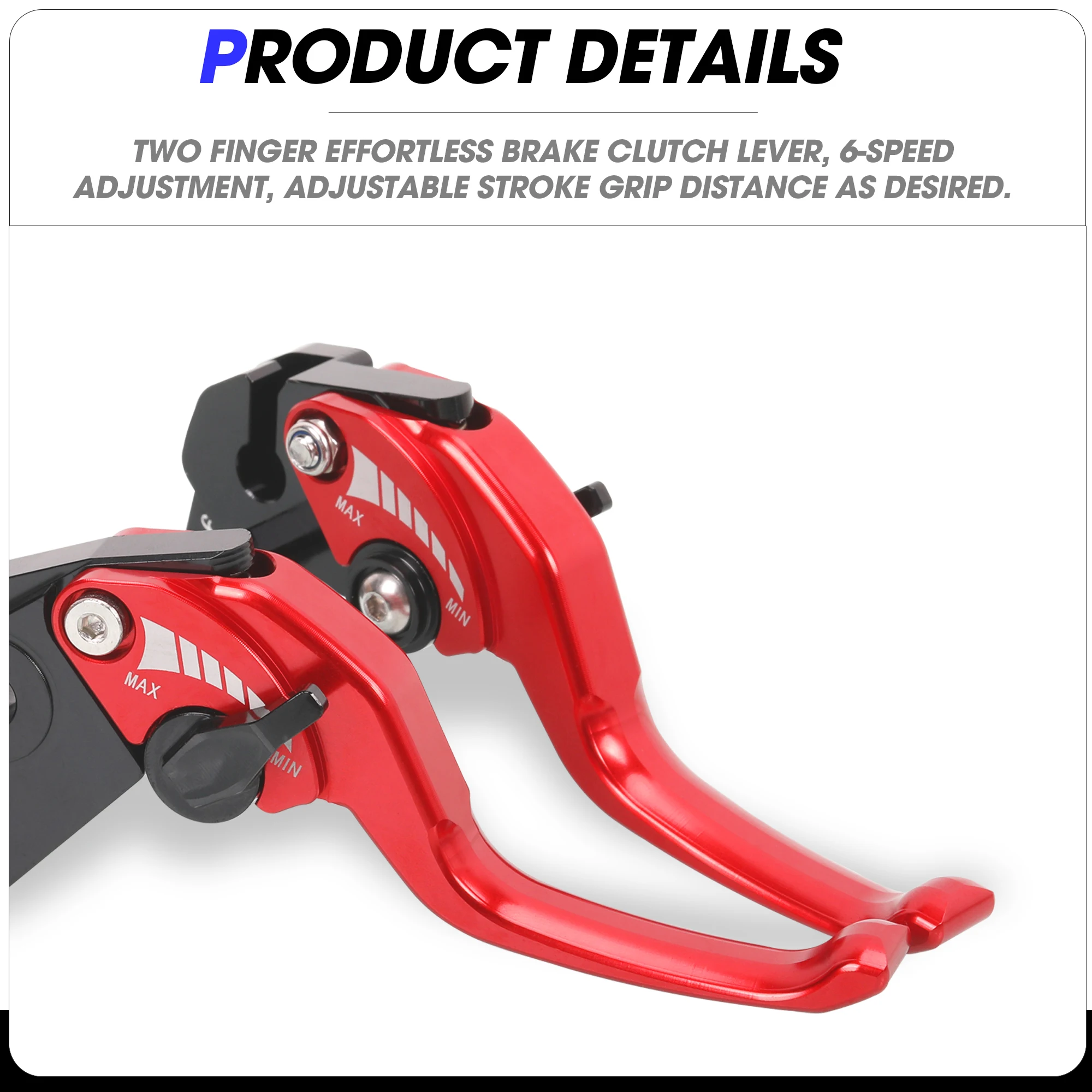 Per DUCATI 848/EVO 1098 1198 Hypermotard 950 Multistrada 1200 Diavel 1260 Moto 2 Dita Maniglia Corta Leva di Frizione del Freno - Image 3