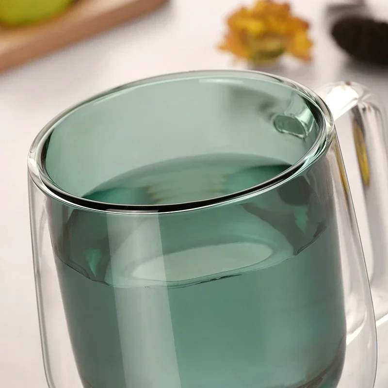 Whiskey Beer Glasses Multi-color Wine Glass Tea Cup Coffee Cups Cocktail Holder Mug Double Wall Mugs Wineglass for Vodka