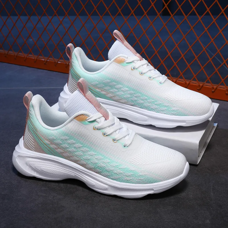 2023 Summer Fashion Mesh Breathable Sneakers Women Platform Casual Sport Shoes Women Comfort Running Shoes Women Shoes