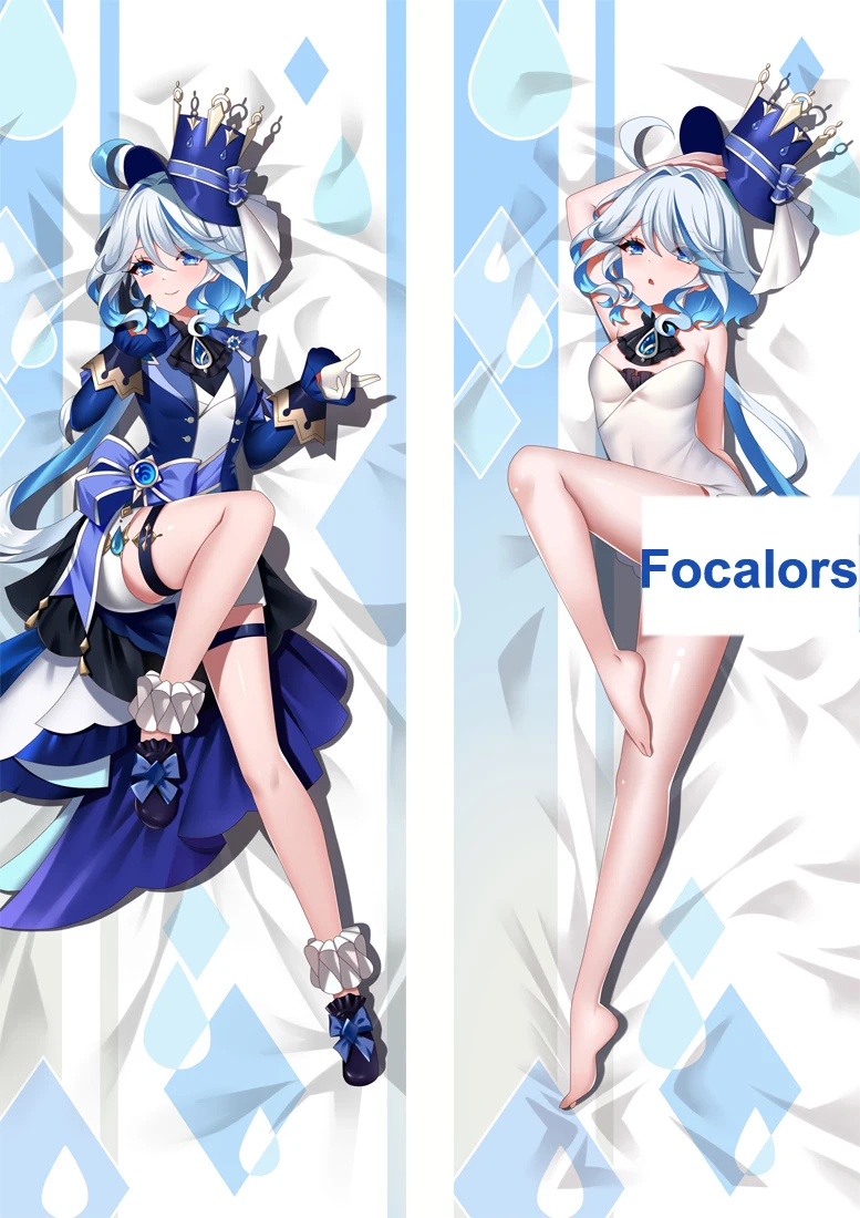 Anime Pillowcase 2-Side Print Hugging Body Cushion Cover Otaku Decor Pillow  Case Genshin Impact Focalors Dakimakura Waifu Gift - AliExpress