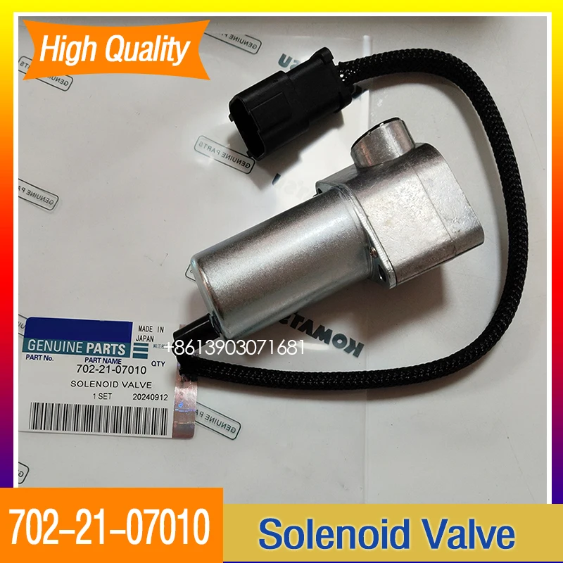 Excavator Parts Solenoid Valve 702-21-07010 7022107010 for Komatsu PC200-6 Main Pump Hydraulic Pump Proportional