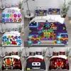 Geometry Dash Bedding Sets Comforter Quilt Bed Cover Duvet Cover Pillow Case 2-3 Pieces Sets Kids Adult Size 1