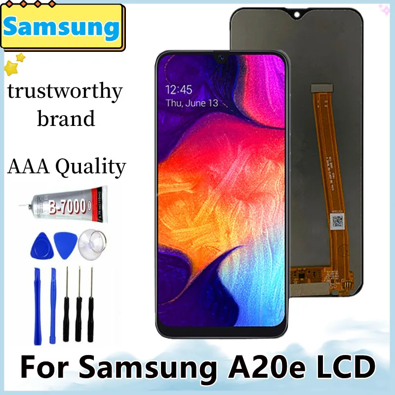 

100% Tested Original For Samsung Galaxy A20e LCD Display Touch Screen Digitizer Assembly A202 A202F Replace For SAMSUNG A20e LC