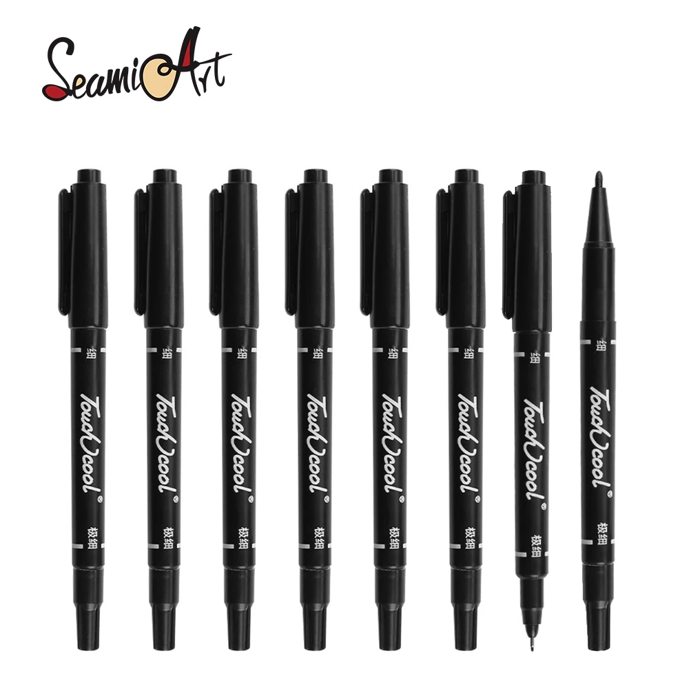 Black Marker Pen Drawing Drawing Supplies Marker Pens Black Marker Pen Waterproof Art