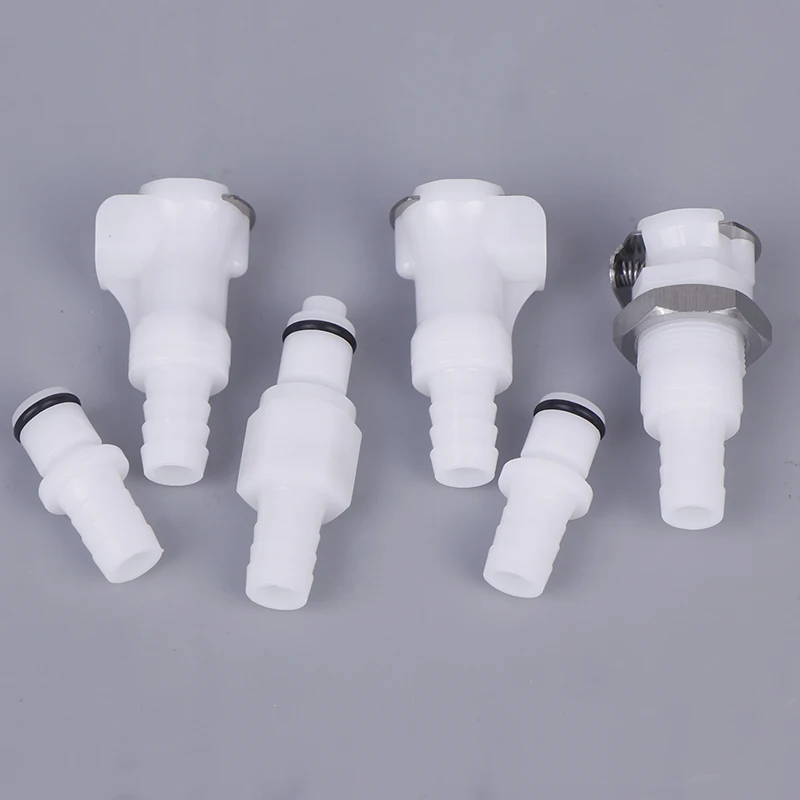 Female Quick Disconnect Hose Barb Coupling for Air/Water CPC, 3/8" POM Medical Panel Mount