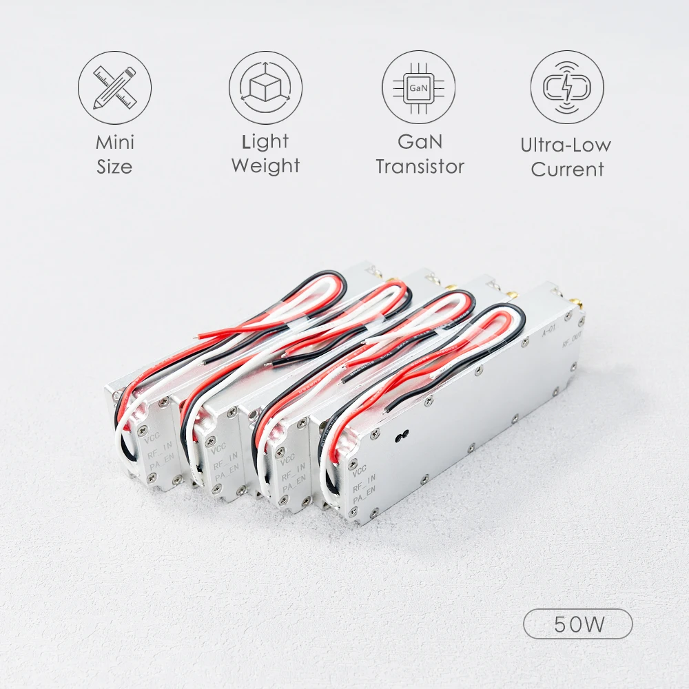 5.8GHz 50W RF High Power Amplifiers wireless Signal Extender Sweep Signal Source For Drone WiFi6
