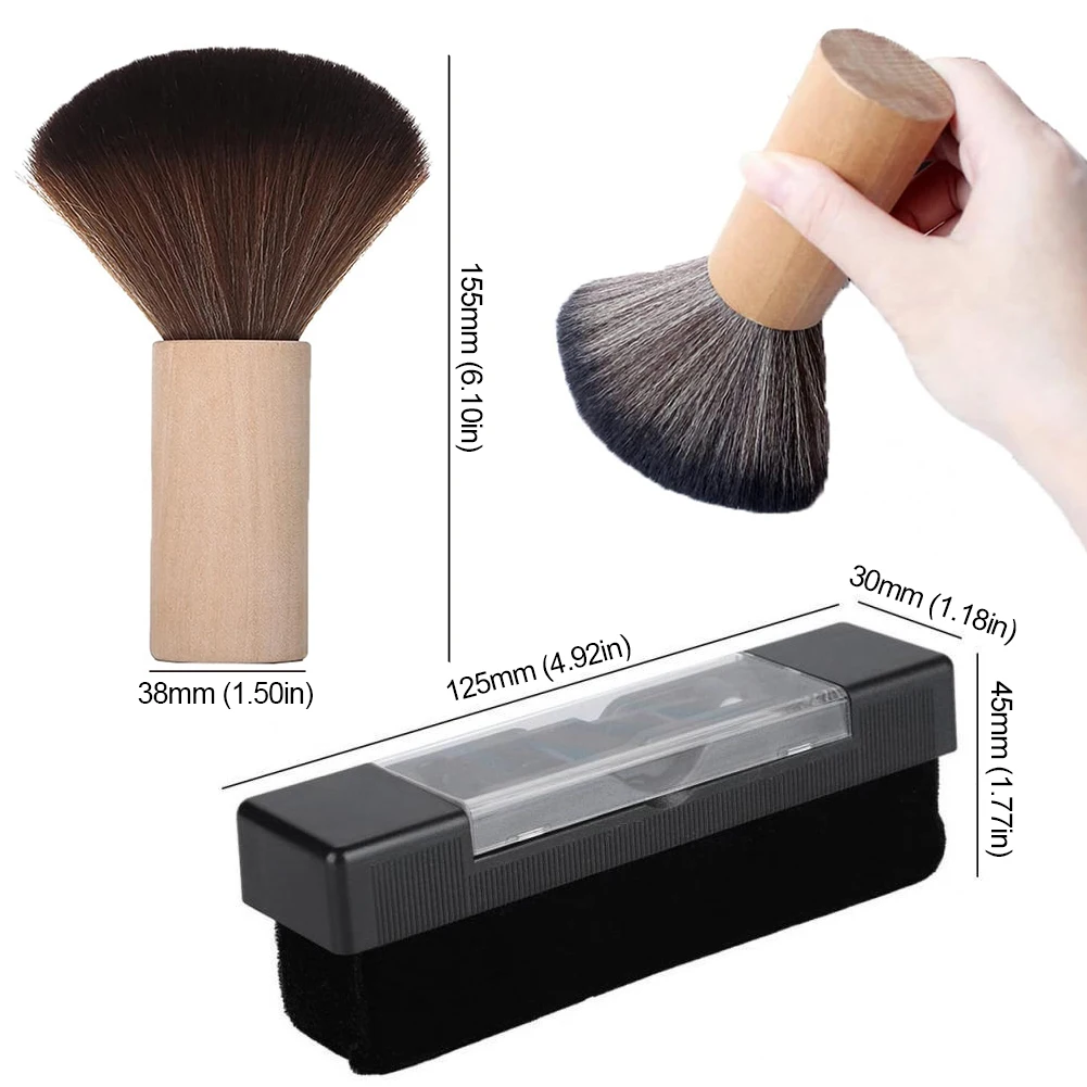 Vinyl Record Cleaner Brush Vinyl Record Cleaner Kit Multifunctional Vinyl Record Dust Remover Brush Records Cleaning Tool Turntable Player Accessory