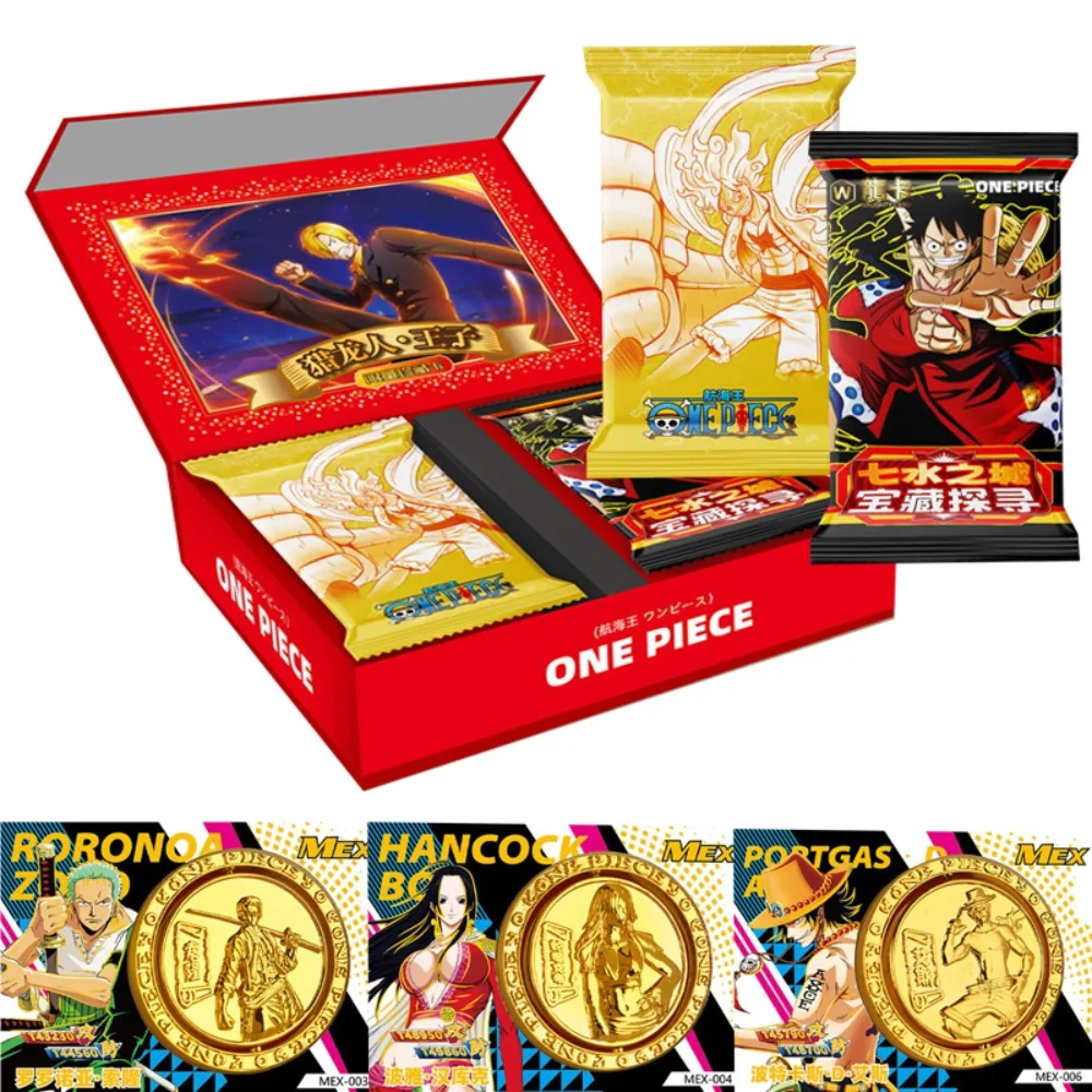 Anime Giapponesi One Piece Cards Genuine Booster Box Rufy Zoro Sauron Chopper Collectible Limited Trading Games Carte Giocattoli Regali