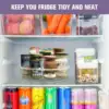Clear Turntable Organizer  Plastic Rotating Tray Home Spice Rack Cabinet  for Pantry Countertop Kitchen Fridge Bathroom 6