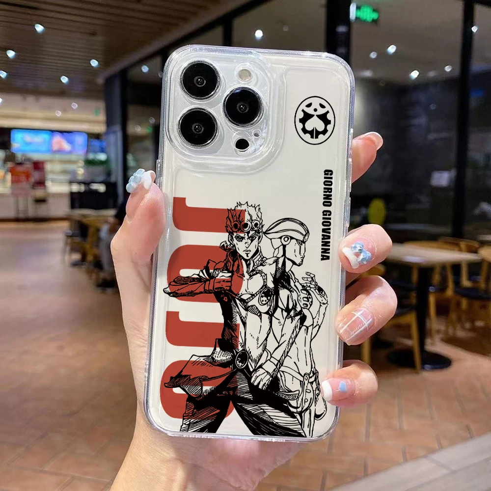JoJo Bizarre Adventure Soft TPU Transparent Phone Case