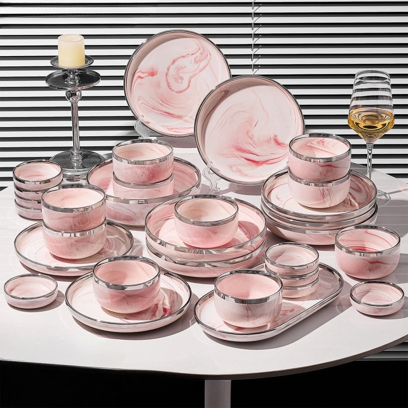 ️ أطقم أطباق عشاء فاخرة 23 قطعة – ل4 أشخاص – تصميم...