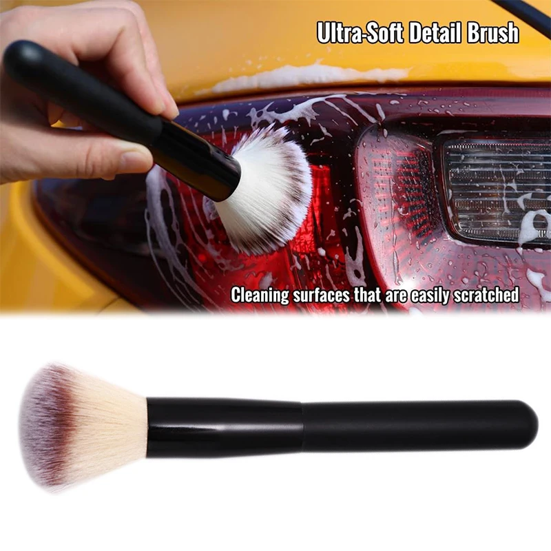 

Car Detailing Brush Automotive Exterior Interior Cleaning Brush Soft Bristles Detail Brush Tool For Dashboard Air Vent
