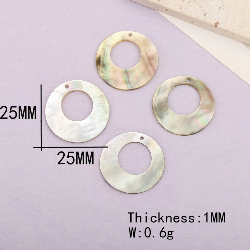 Cordial Design 25*25MM 50Pcs Jewelry Accessories/DIY Charms/Natural Shell/Round Shape/Jewelry Findings & Components/Hand Made 5 Cordial Design 25*25MM 50Pcs Jewelry Accessories/DIY Charms/Natural Shell/Round Shape/Jewelry Findings & Components/Hand Made - cordial