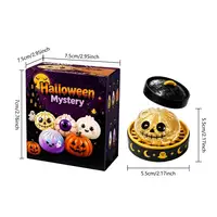 5.5cm Soft Squishy Dumpling Toy With Halloween Theme Steamed Box Slow Rising Funny Sensory Toy Decompression Squeeze Toy Gift 6