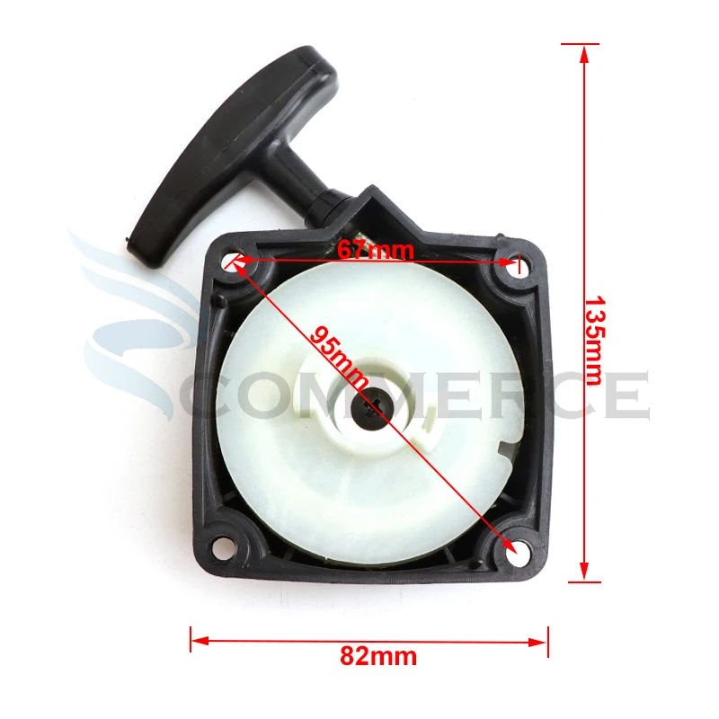 1 Pcs Replacement recoil starter kit for brush cutter 36F 40-5 44-5 33CC 43CC 49CC 52CC engine pull starter
