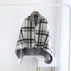 1pc Wearable Blankets Shawl Blanket Flannel Lazy Casual Office Blanket 3