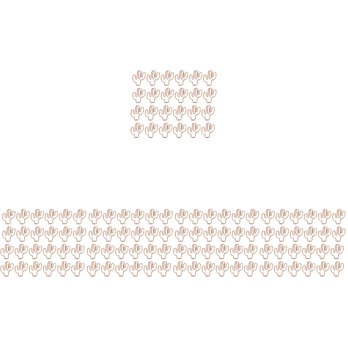 

120 шт., зажимы для бумаги в форме кактуса