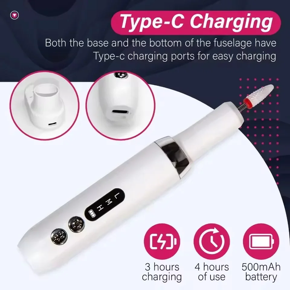Electric Nail Drill Pen 6
