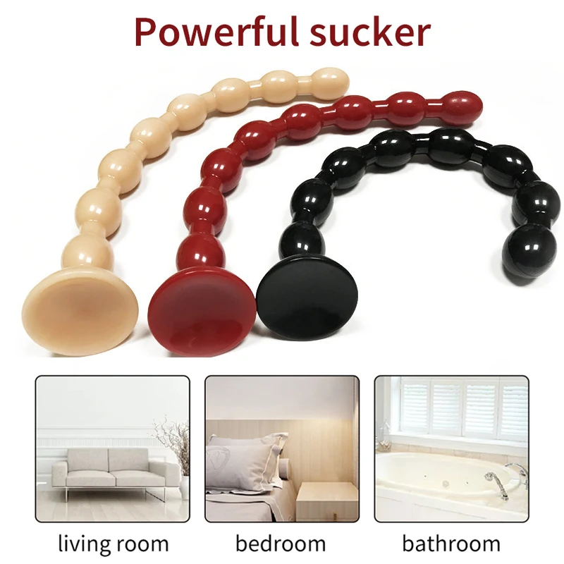 Plug Anal Long doux, perle de traction, godemichet Anal en peluche, jouets sexuels pour femmes et hommes, Couples C_voghion.com