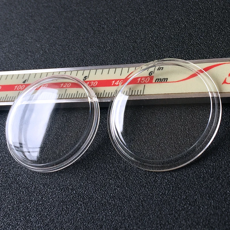 Lot De 5 Verres Plastique Pour Montre Raketa UFO - Diamètre 31,3 Mm - Neufs Sans étiquette