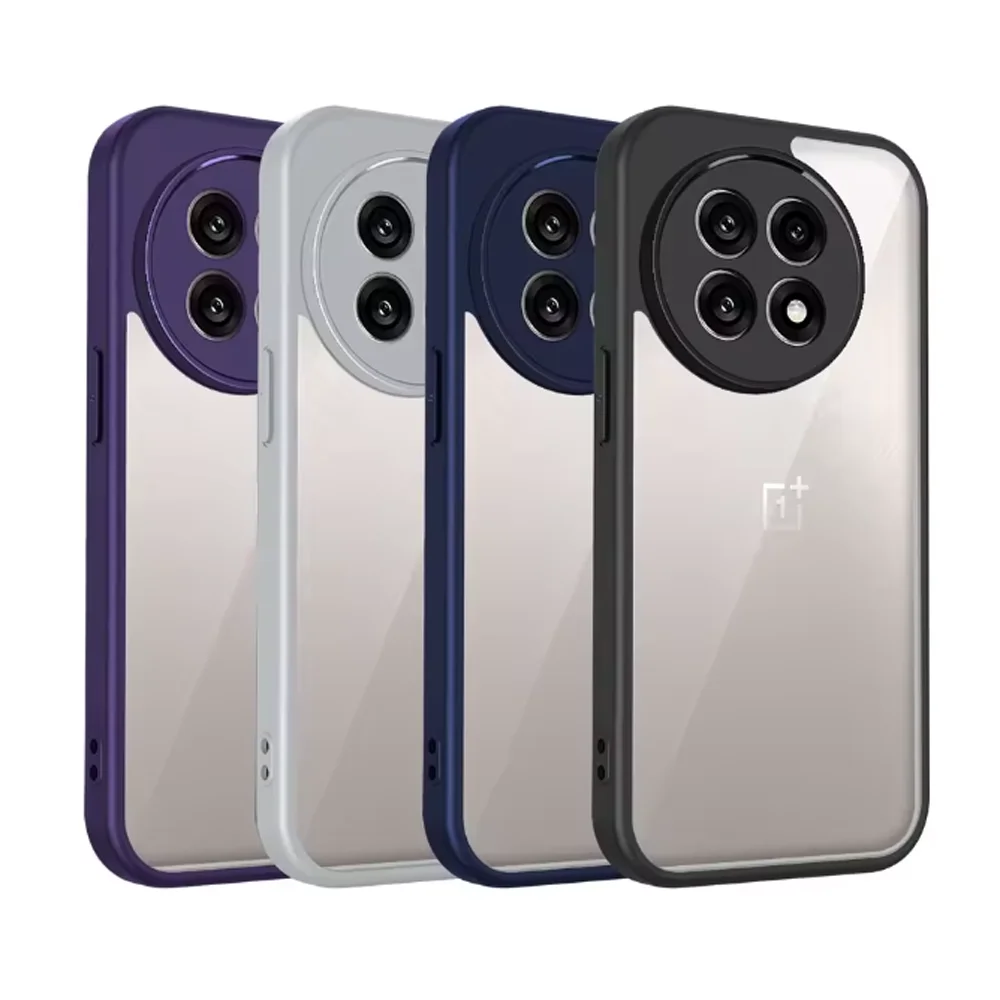 Durable Transparent Silicone Shockproof Case with PC Back & TPU Bumper