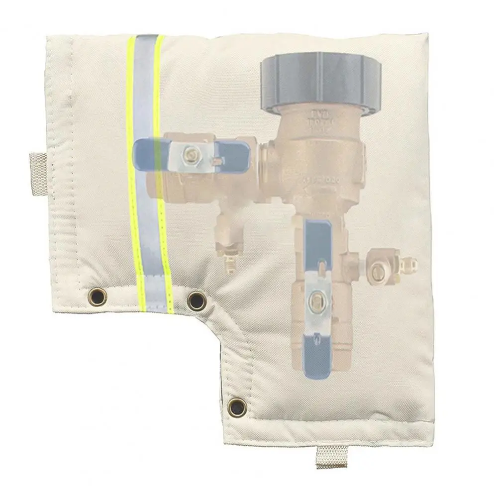 Pressure Vacuum Breaker Cover Backflow Preventers Cover Waterproof Simple Installation Insulated Pouch with Fastener Tape