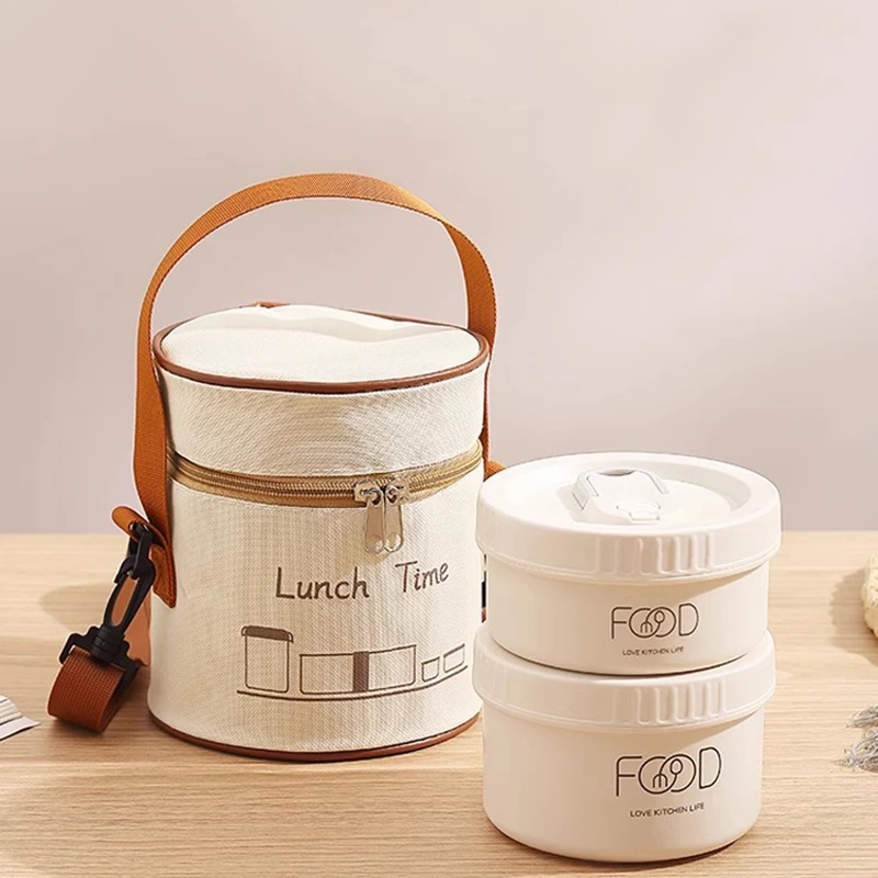 

Portable Breakfast Lunch Box Aesthetic Student Korean Camping Bento Box Picnic Food Kitchen Snack Lonchera Table Decoration