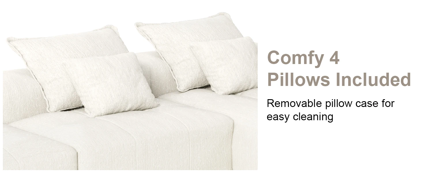 Oversized Cloud Modular Sectional Sofa for Living Room