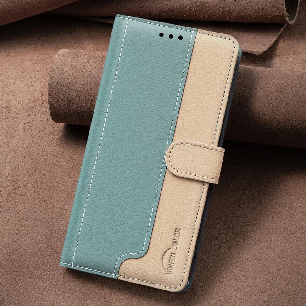 Premium RFID Leather Wallet Phone Case with Enhanced Security Protection