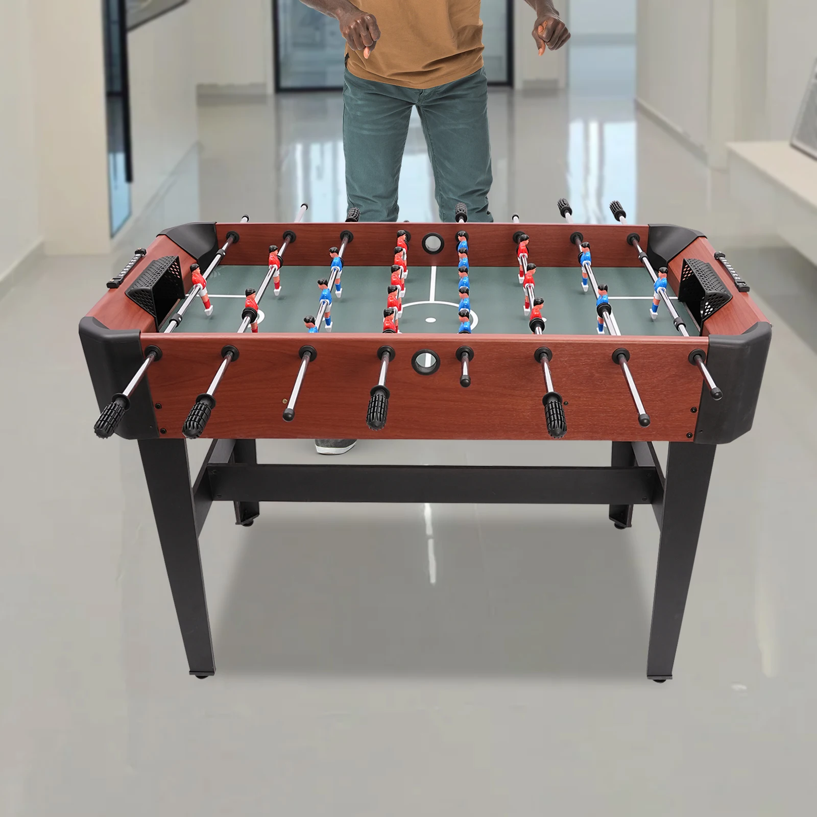 Foosball Soccer Game Table Standard Size Foosball Table for Home Game Soccer