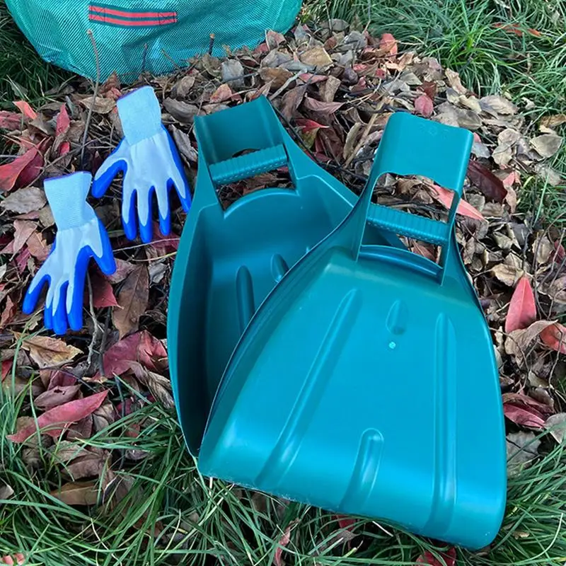Leaves Scoops Hand Rakes Leaves Pickup Hand Held Lightweight Garden Rake Hand Rake Claws Ergonomic Leaves & Lawn Grass Removal 3